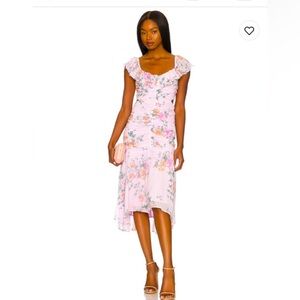 ASTR Midi Floral Dress